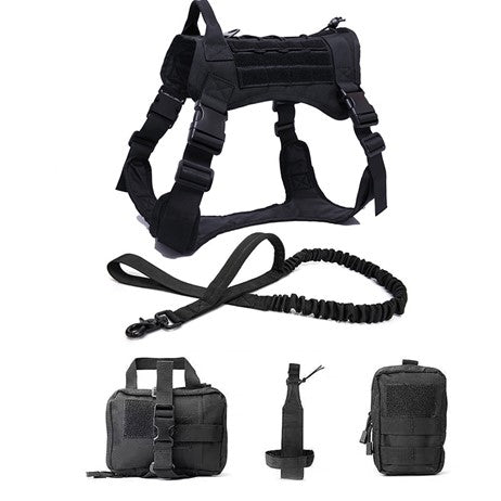 Tactical Dog Harnesses Pet Training Vest.