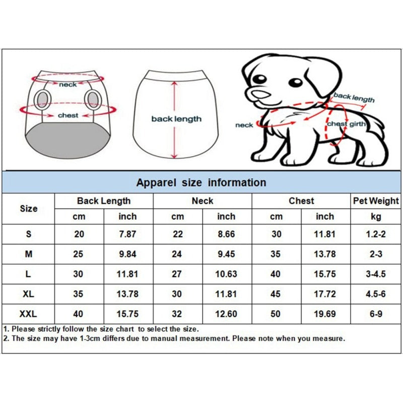 Hooded Winter Jacket for S, M, L, XL, XXL Dogs