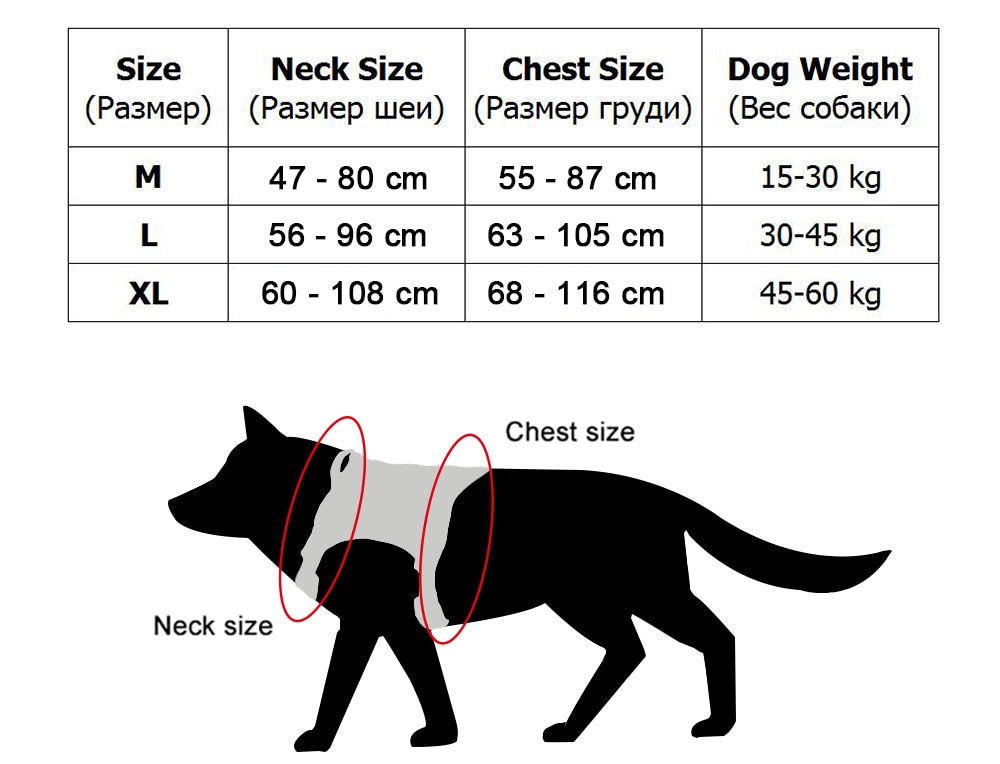 Tactical Dog Harnesses Pet Training Vest.