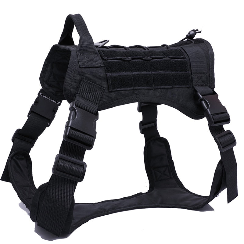 Tactical Dog Harnesses Pet Training Vest.