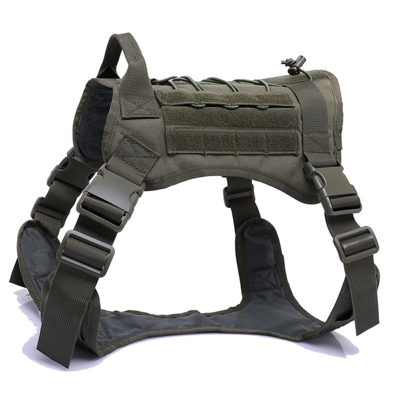 Tactical Dog Harnesses Pet Training Vest.