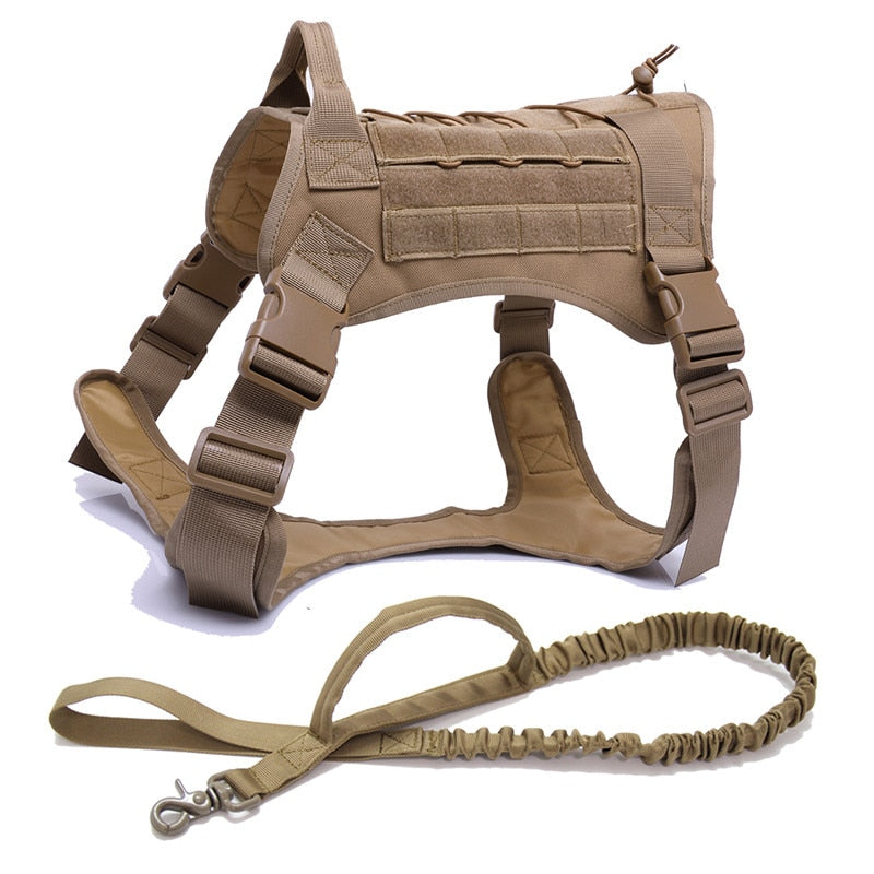 Tactical Dog Harnesses Pet Training Vest.