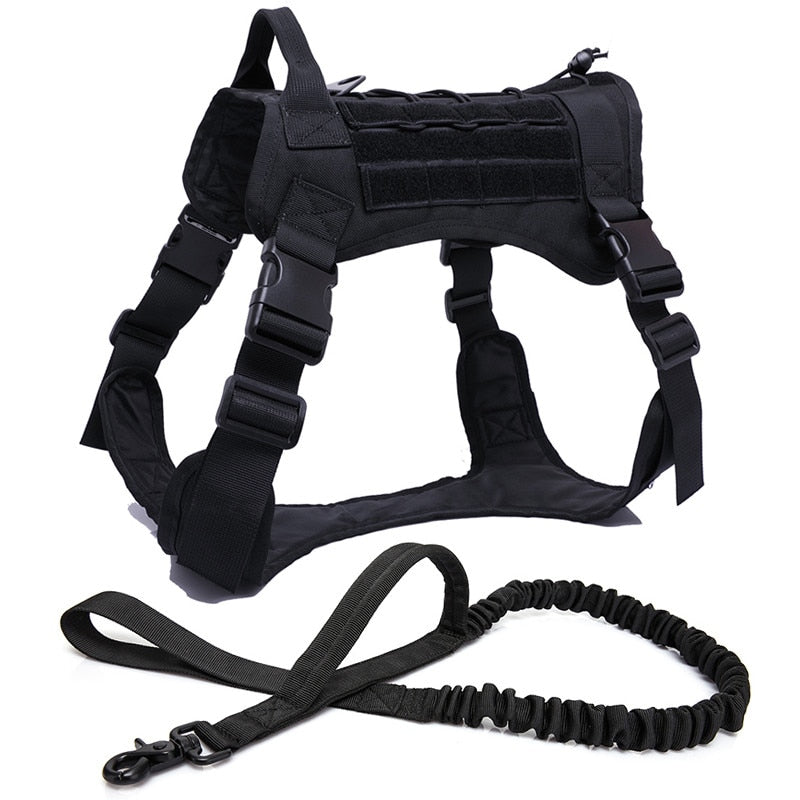 Tactical Dog Harnesses Pet Training Vest.