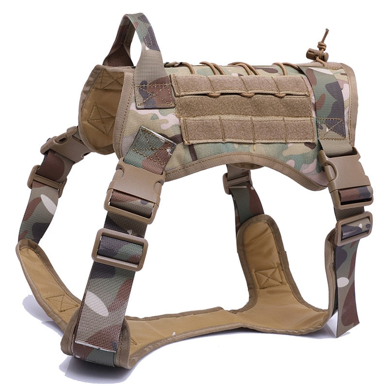 Tactical Dog Harnesses Pet Training Vest.