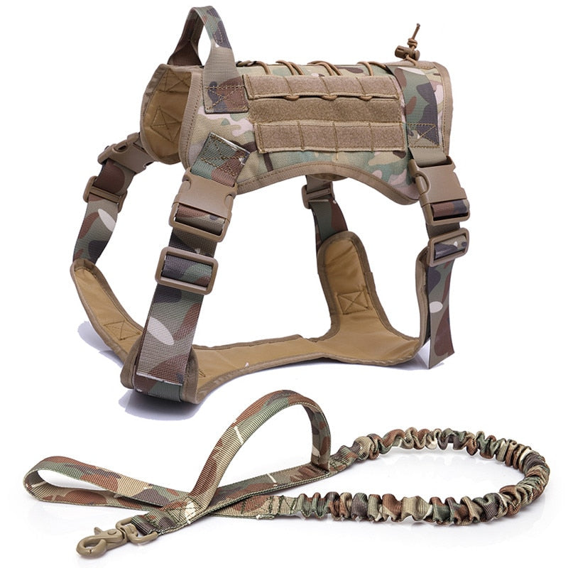 Tactical Dog Harnesses Pet Training Vest.