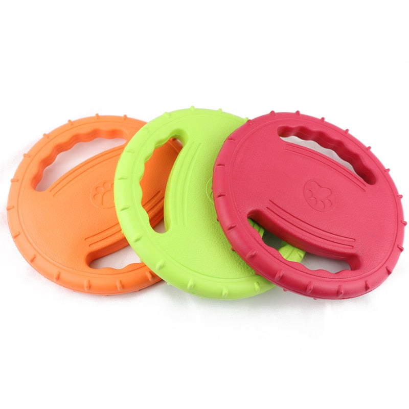 Interactive Rubber Toy Flying Disc For Dog.