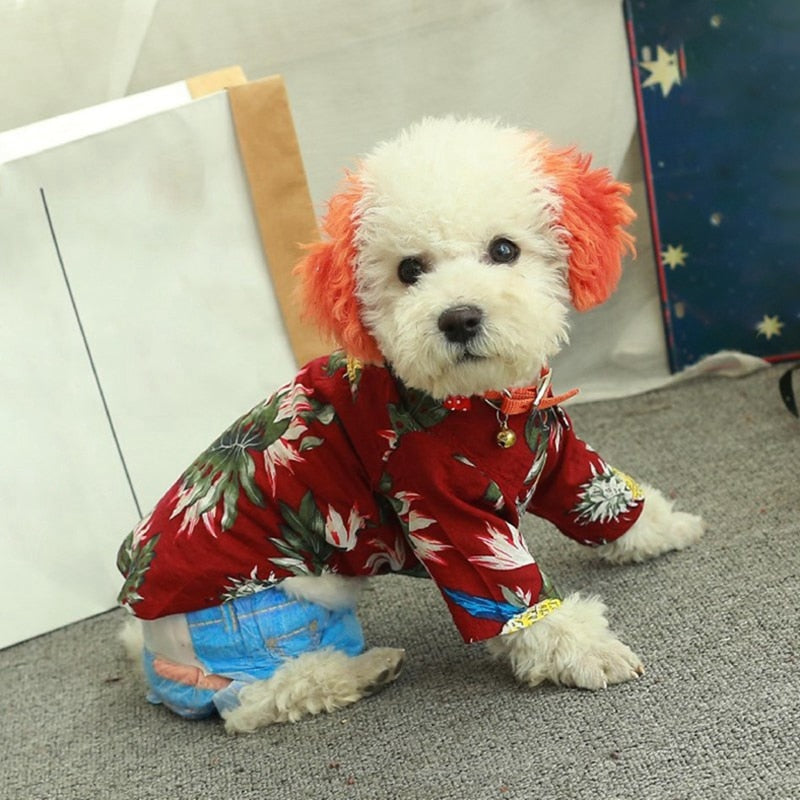 Beautiful Printed Shirt For Cats, Small And Large Dogs.