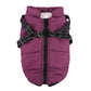 Winter Coat With Adjustable Harness And Zipper Closure For Cat And Dog.