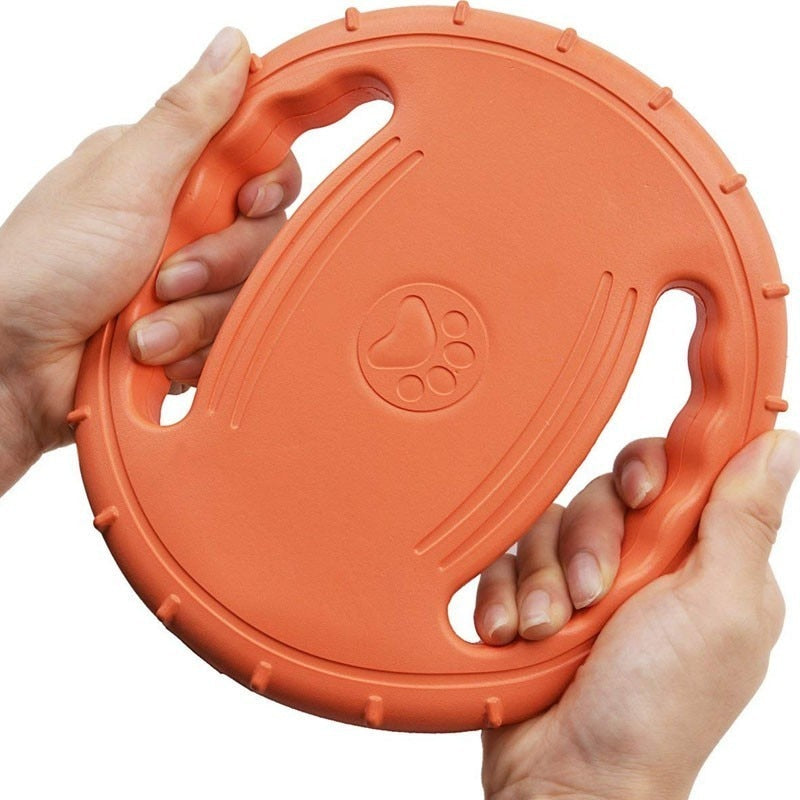 Interactive Rubber Toy Flying Disc For Dog.