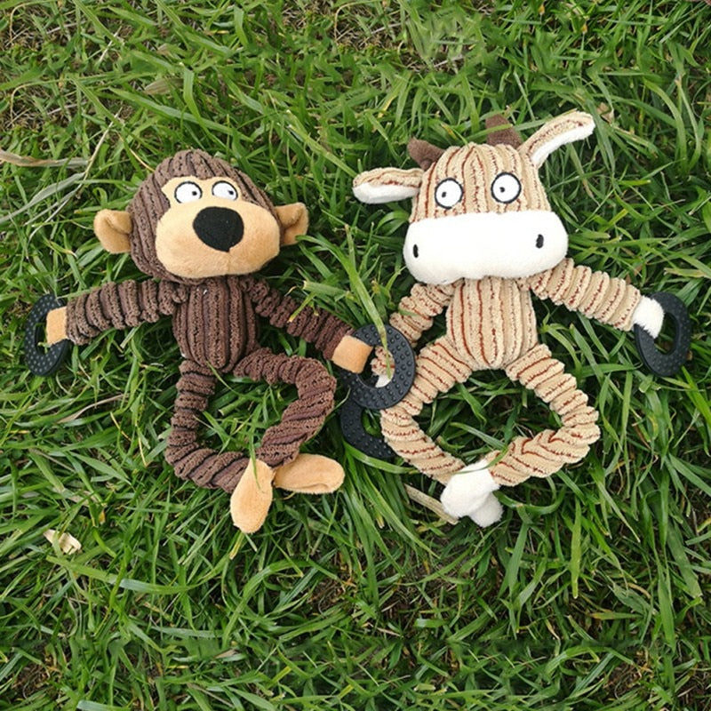 Loveable Chewable Toys With Suction Cups For Pets.