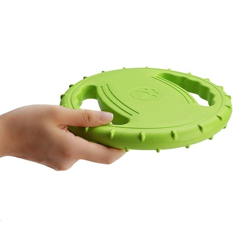 Interactive Rubber Toy Flying Disc For Dog.