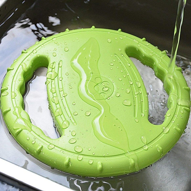 Interactive Rubber Toy Flying Disc For Dog.