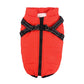 Winter Coat With Adjustable Harness And Zipper Closure For Cat And Dog.