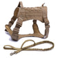 Tactical Dog Harnesses Pet Training Vest.