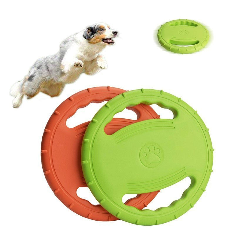 Interactive Rubber Toy Flying Disc For Dog.