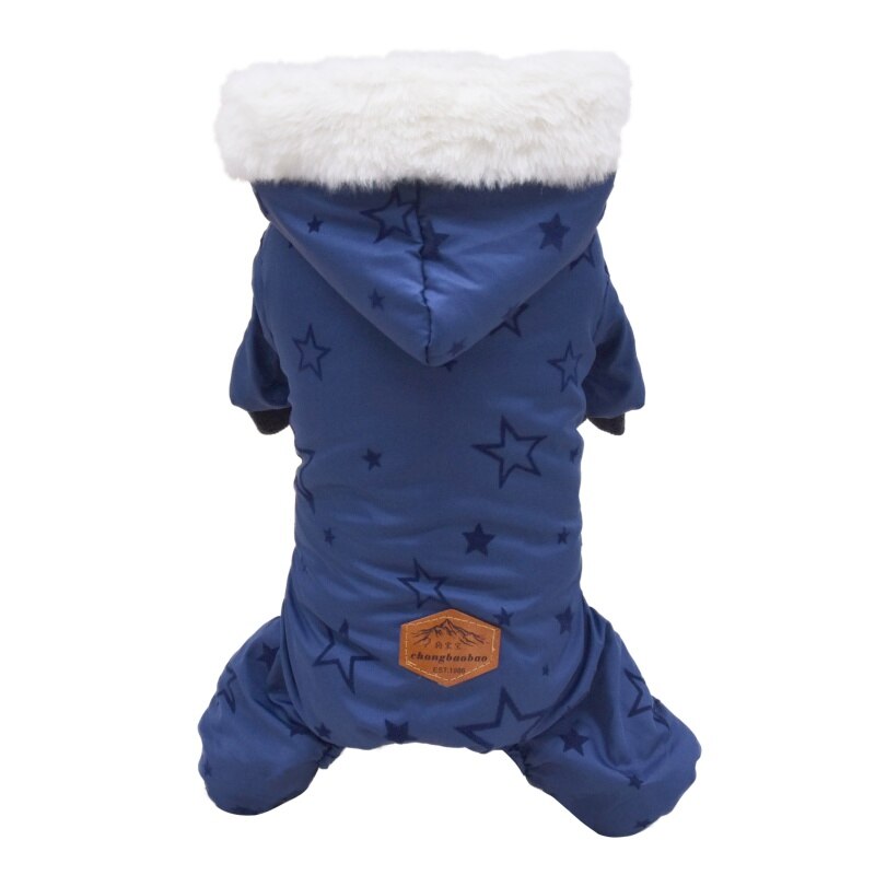 Hooded Winter Coat To Keep Your Dog Warm.